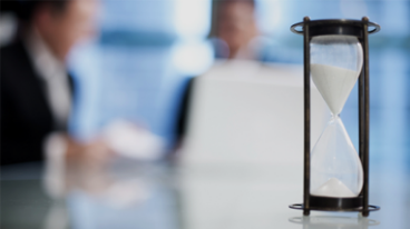 hour glass for time management